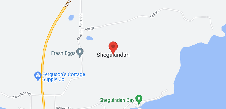map of PT 2 Sheguiandah